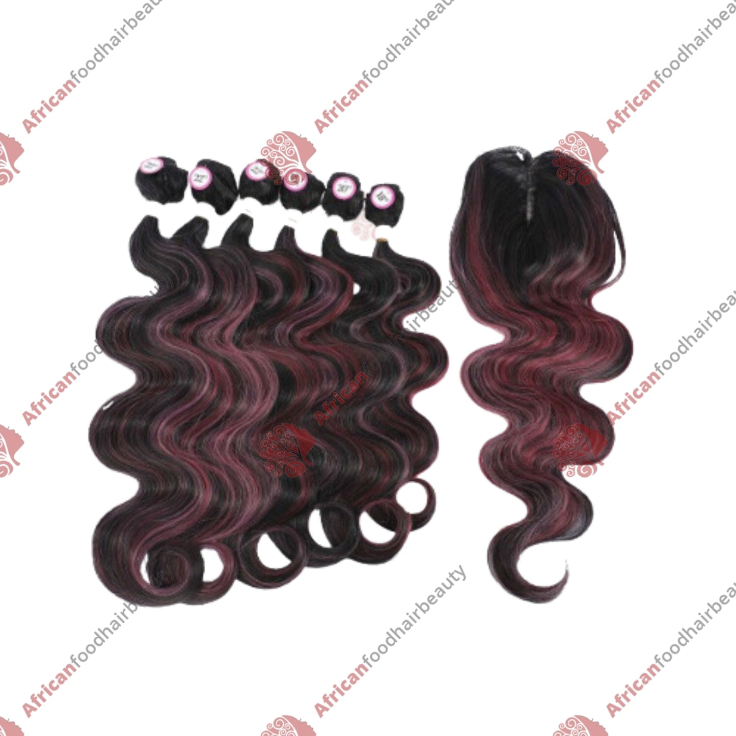 Complete Hair Bundle with Body Wave Closure