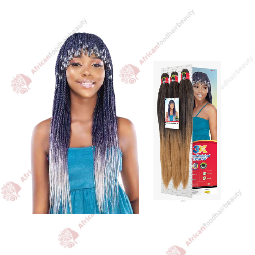 Xpression 3x Pre-Stretched Braid 50" - africanfoodhairbeauty
