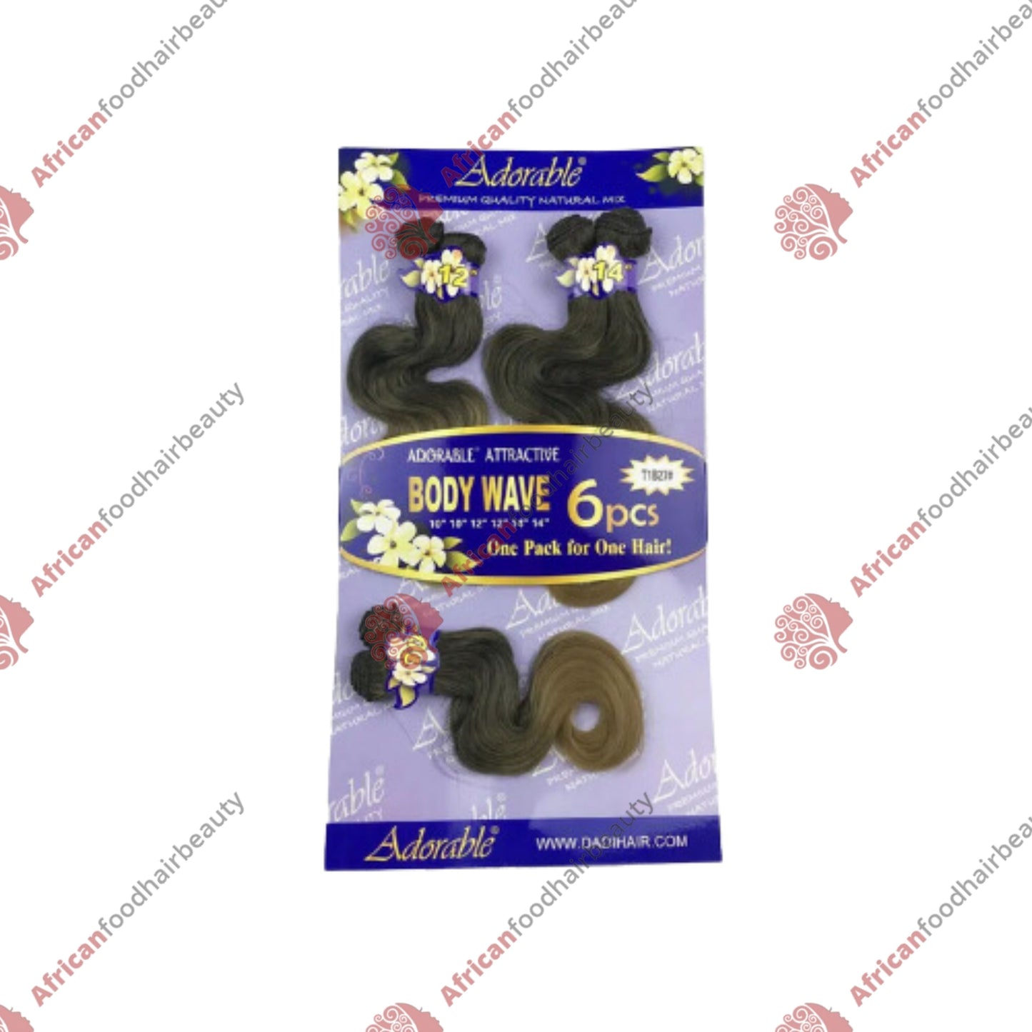 Adorable Body Wave 10" 10" 12" 12" 14" 14"