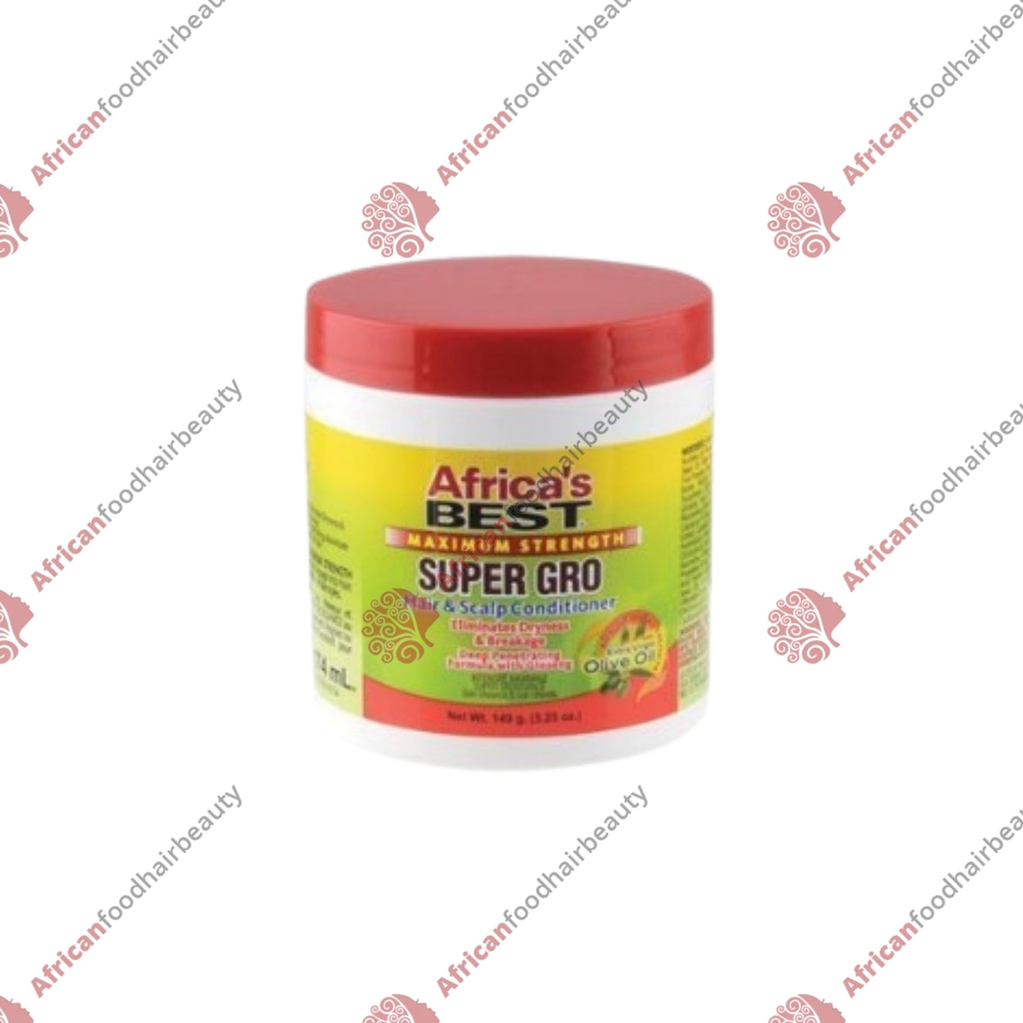 Africa's Best Maximum Strength Super Gro Hair & Scalp Conditioner 5.25oz