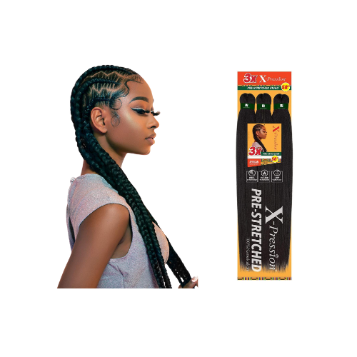 African Collection X-pression 3x (Pre-stretch) 58" - africanfoodhairbeauty