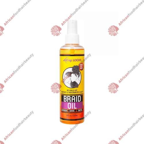 All Day Locks Braid Oil 8oz - africanfoodhairbeauty