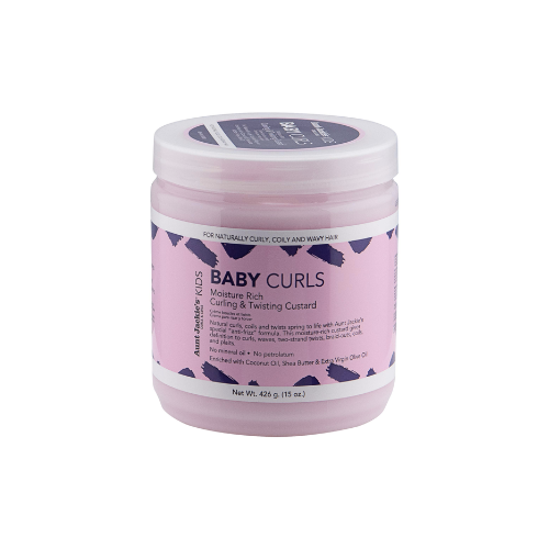 Aunt Jackie's Kids Baby Curls Curling & Twisting Custard 15oz - africanfoodhairbeauty