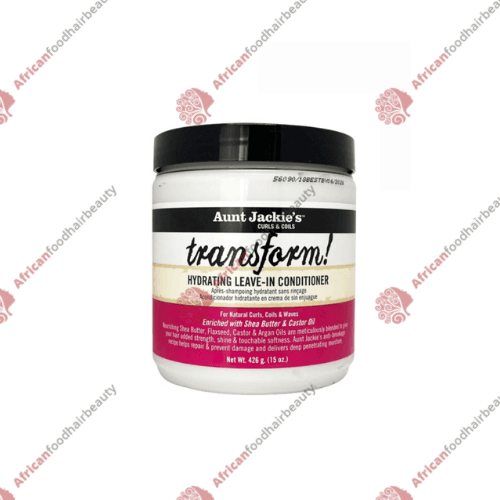 Aunt Jackie's Transform! Hydrating Leave-In Conditioner 15oz - africanfoodhairbeauty