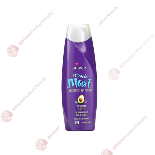 Aussie Miracle Moist Conditioner with Avocado & Jojoba oil 12oz - africanfoodhairbeauty