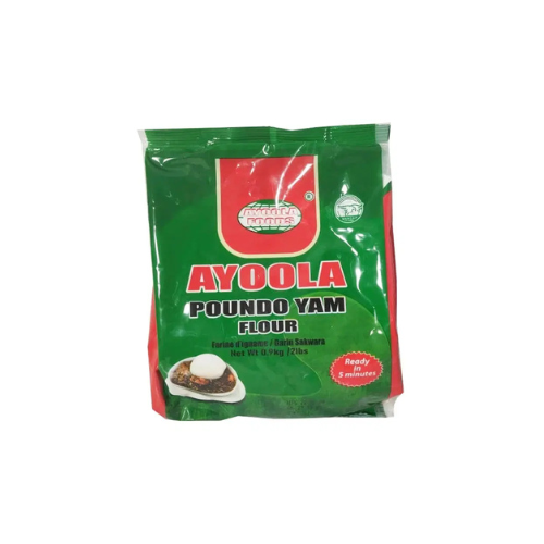 Ayoola Foods Poundo Yam Flour 0.9kg - africanfoodhairbeauty