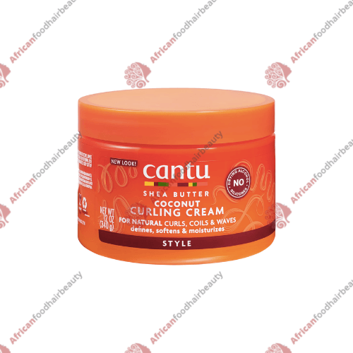 Cantu Shea Butter Coconut Curling Cream 12oz - africanfoodhairbeauty