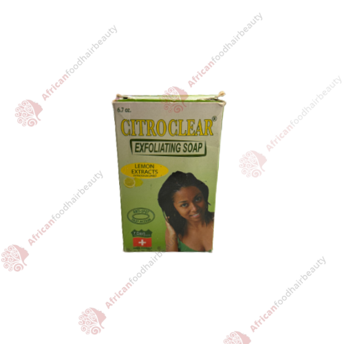 Citro Clear Exfoliating Soap 190g- africanfoodhairbeauty