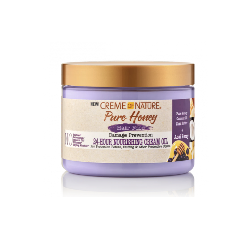 Creme of Nature Pure Honey Hair Food 4.7oz - africanfoodhairbeauty