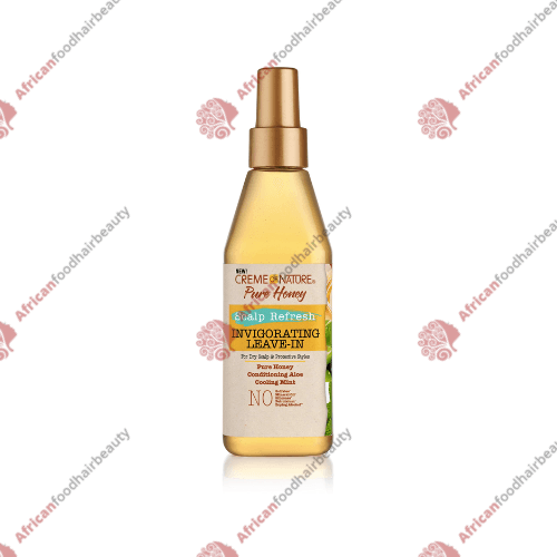 Creme of Nature Pure Honey Invigorating Leave-In 8oz - africanfoodhairbeauty