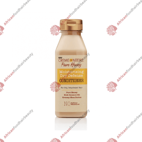 Creme of Nature Pure Honey Moisturizing Dry Defense Conditioner 12oz - africanfoodhairbeauty