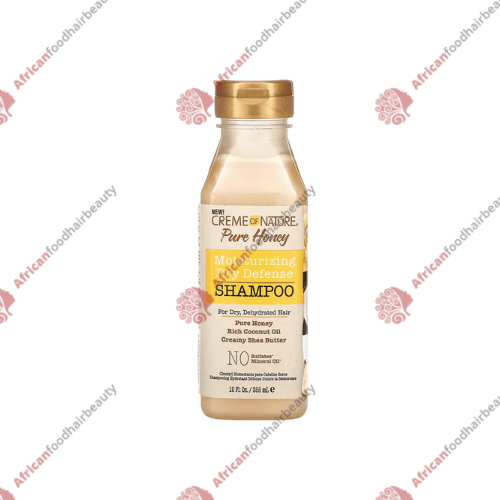 Creme of Nature Pure Honey Moisturizing Dry Defense Shampoo 12oz - africanfoodhairbeauty