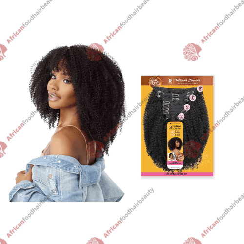 Curls Kinks & Co Textured Clip Ins Over Achiever 10" - africanfoodhairbeauty