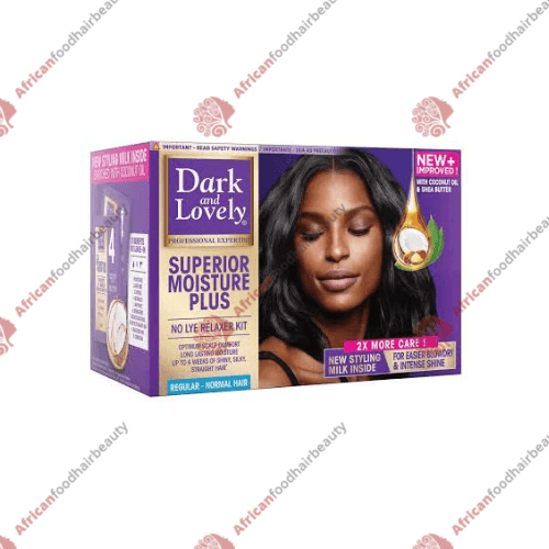 Dark & Lovely Moisture Plus No-lye Relaxer Regular - Africanfoodhairbeauty