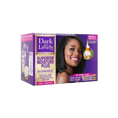Dark & Lovely Moisture Plus No-lye Relaxer Super - Africanfoodhairbeauty