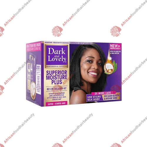 Dark & Lovely Moisture Plus No-lye Relaxer Super - Africanfoodhairbeauty