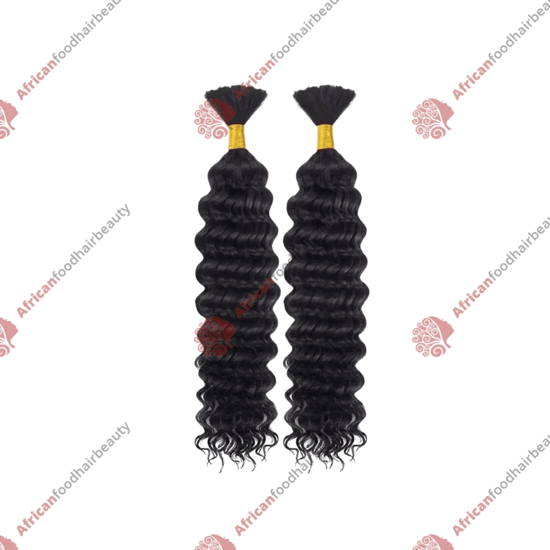 Deep Wave 100% Human Hair Bulk 22"