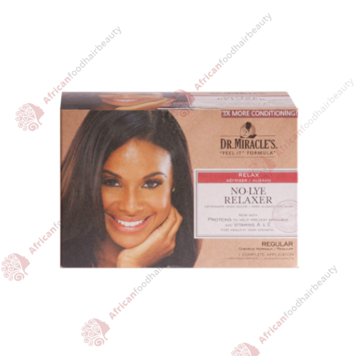 Dr. Miracle's Relaxer Regular 1app- africanfoodhairbeauty