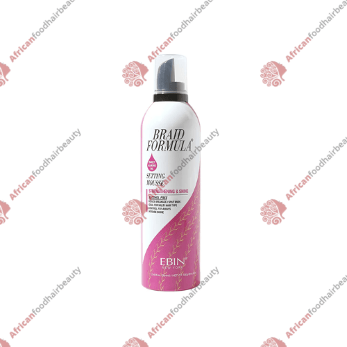 Ebin Braid Formula Setting Mousse Sweet Almond 12oz - africanfoodhairbeauty