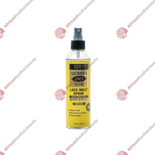 Ebin Wonder Lace Bond Lace Melt Spray Extra Mega Hold 8.5oz - africanfoodhaireauty