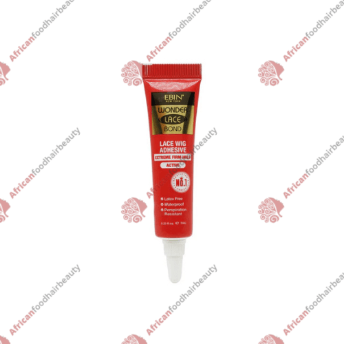 Ebin Wonder Lace Bond Lace Wig Adhesive Active 0.23oz - africanfoodhairbeauty