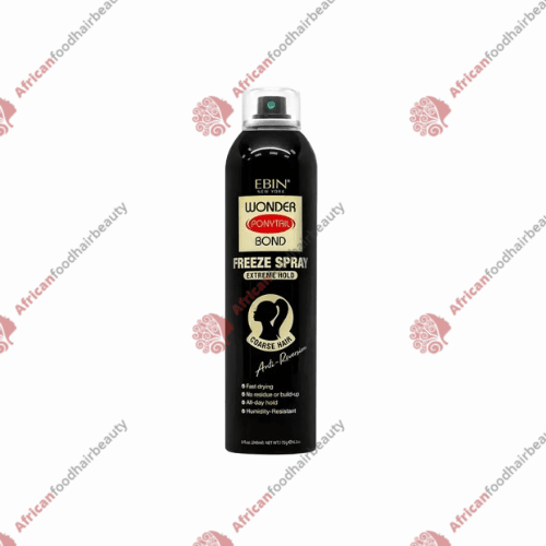 Ebin Wonder Ponytail Freeze Spray Extreme Hold 8oz - africanfoodhairbeauty