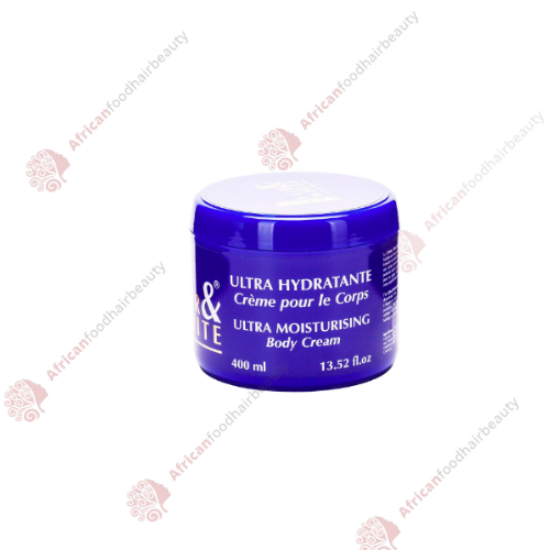  Fair & White Ultra Moisturising Body Cream Jar (Blue) 400ml- africanfoodhairbeauty