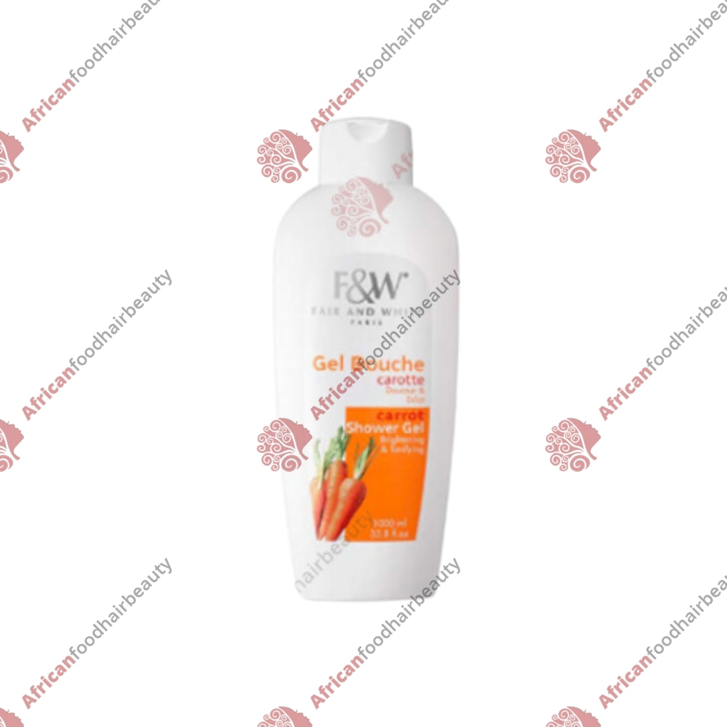 Fair & White Carrot Shower Gel 1000ml