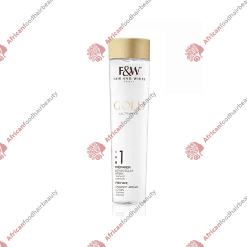 Fair & White Gold Ultimate Radiance Argan Lotion N#1 200ml - africanfoodhairbeauty