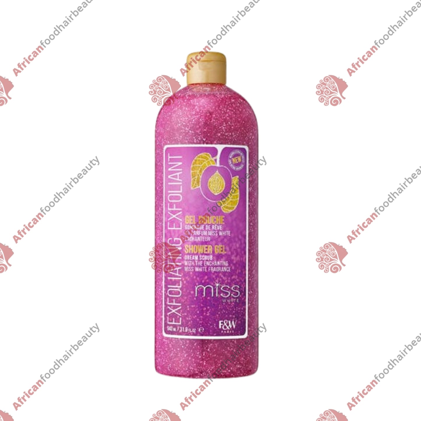 Fair & White Miss White Exfoliating Shower Gel 940ml