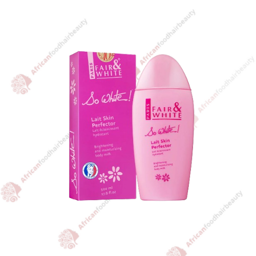 Fair & White So White Skin Perfector Body Lotion 500ml - africanfoodhairbeauty