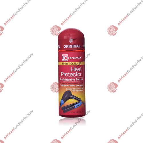 Fantasia IC Heat Protector Straightening Serum 2oz - africanfoodhairbeauty