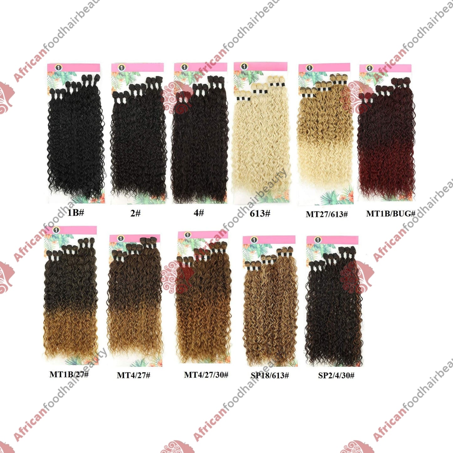 Wavy Synthetic Hair Bundles