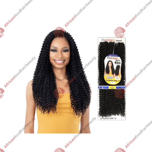 Freetress Pacific curl 18" 3x - Africanfoodhairbeauty
