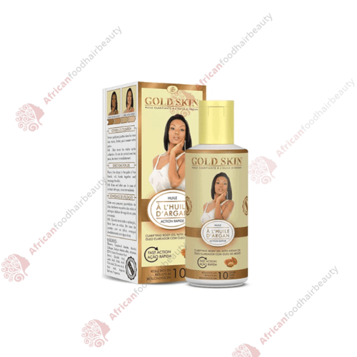 Gold Skin Clarifying serum with Argan Oil 38g  - africanfoodhairbeauty