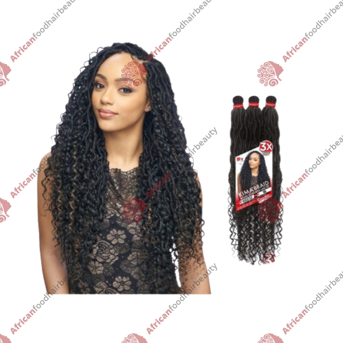 Harlem 125 Kima Braid Boho Goddess Loc 22" 3x