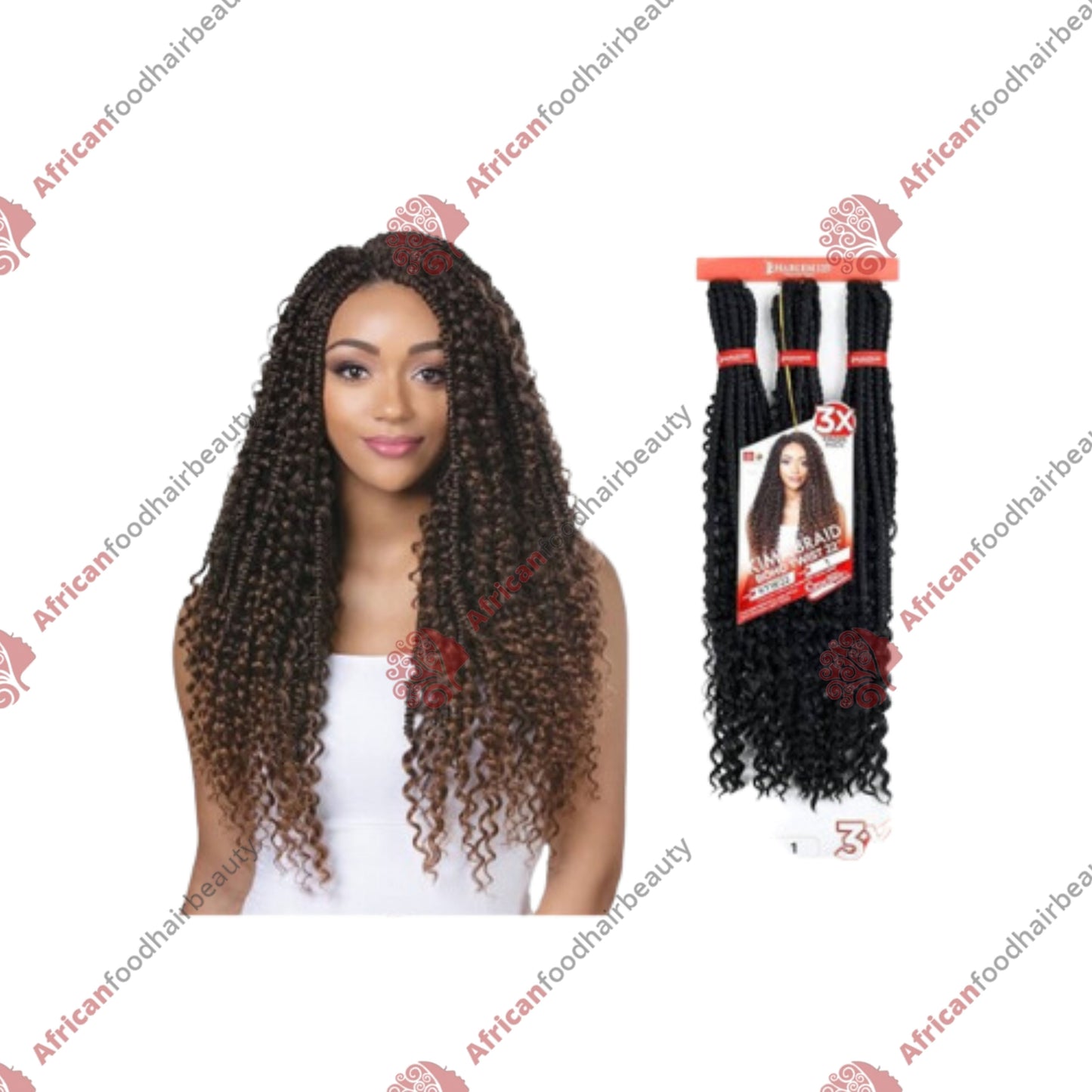 Harlem 125 Kima Braid Boho Twist 22" 3x
