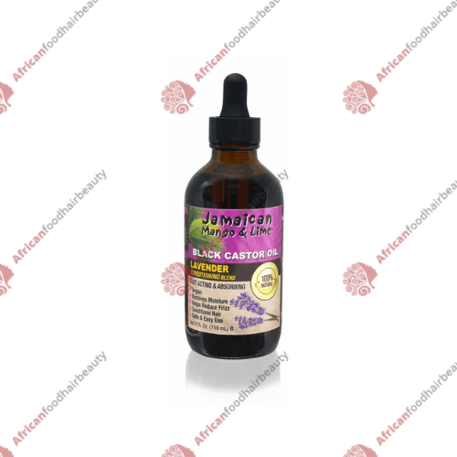 Jamaican Mango & Lime Black Castor Oil - Lavender