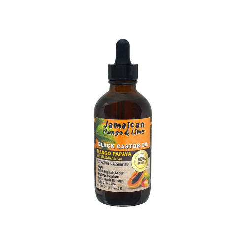 Jamaican Mango & Lime Black Castor Oil Mango Papaya 4oz - africanfoodhairbeauty