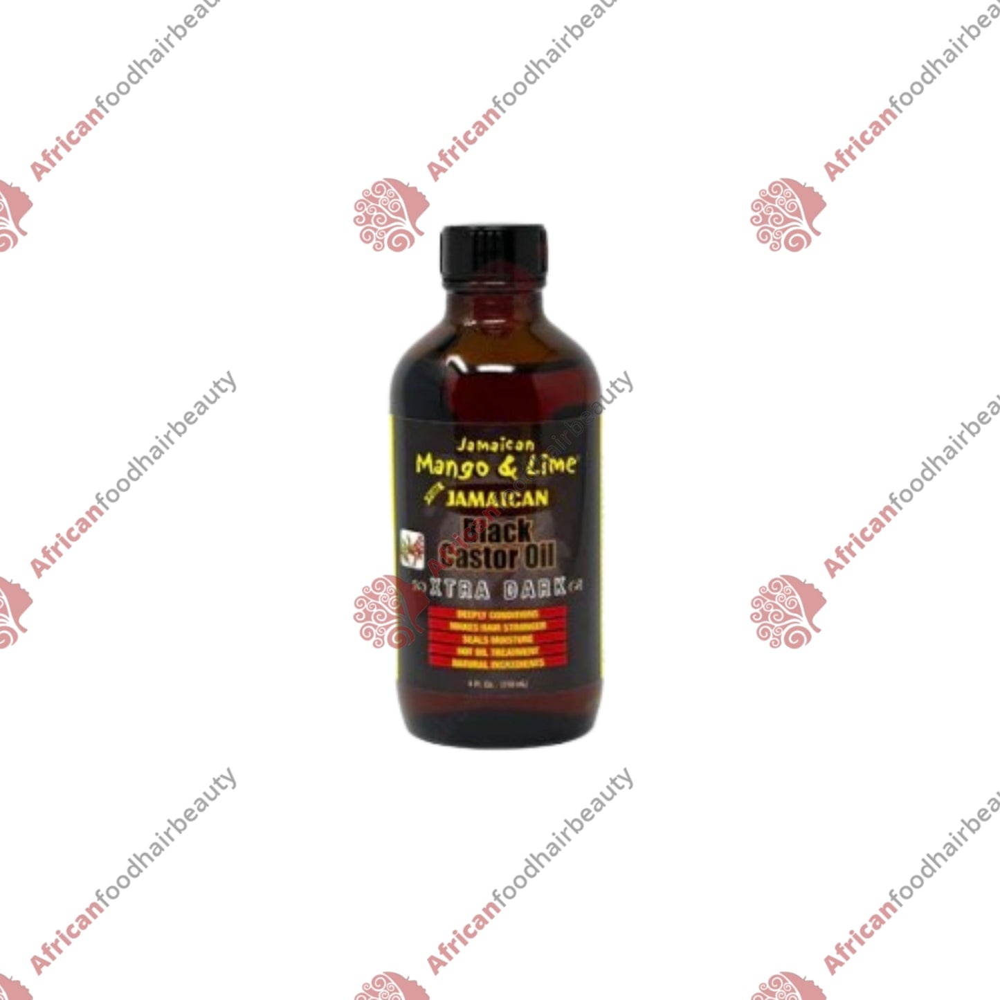 Jamaican Mango & Lime Black Castor Oil Xtra Dark 4oz - africanfoodhairbeauty