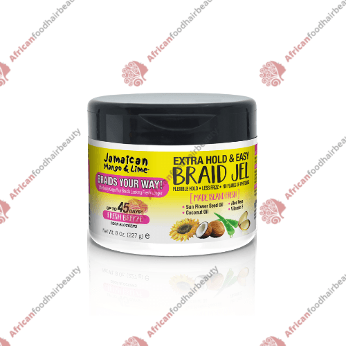 Jamaican Mango & Lime Braid Your Way Braid Gel 8oz - africanfoodhairbeauty