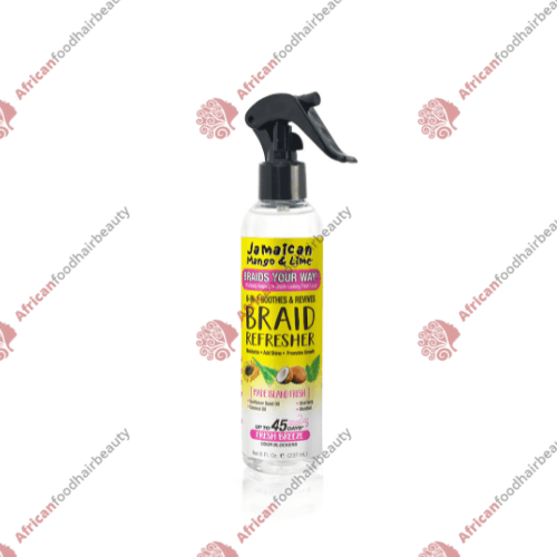 Jamaican Mango & Lime Braid Your Way Braid Refreshner 8oz - africanfoodhairbeauty