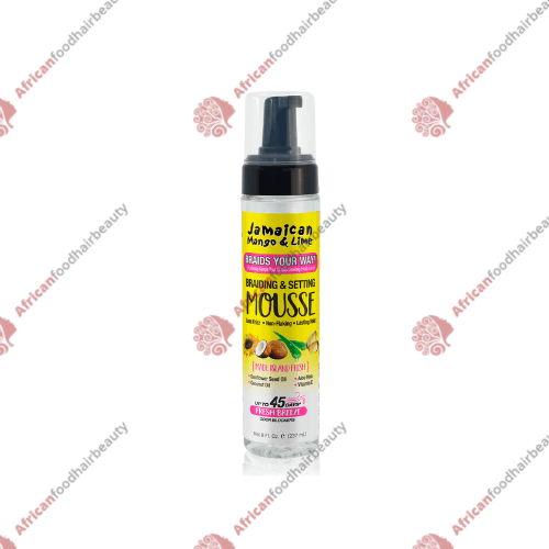 Jamaican Mango & Lime Braid Your Way Mousse 8oz - africanfoodhairbeauty