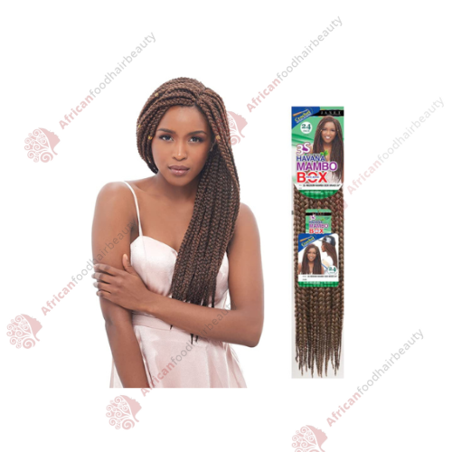  Janet Collection 3S Havana Mambo Box Braid 24"- africanfoodhairbeauty
