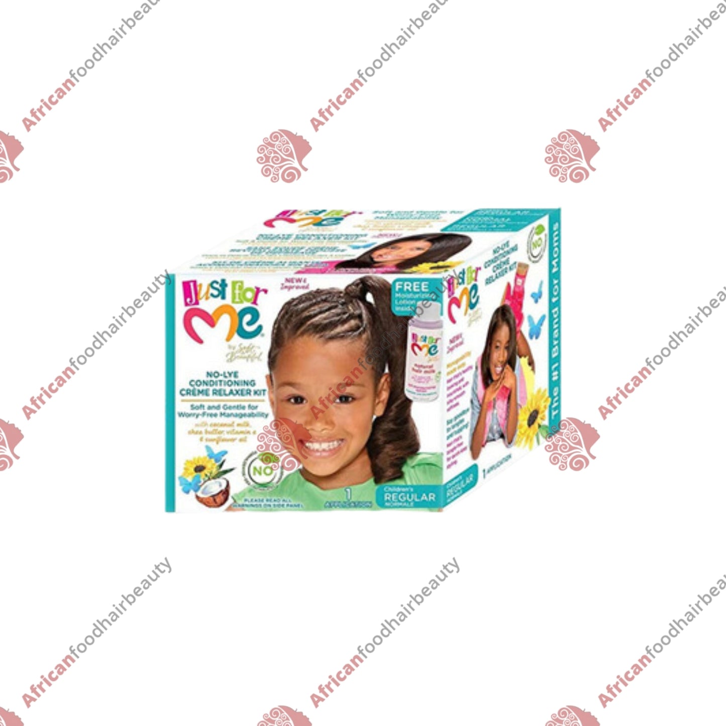 Just For Me No-lye Regular Conditioning Creme Relaxer Kit