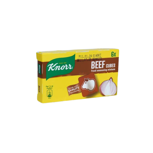 Knorr Beef Cubes Food Seasoning Mixture 48g - africanfoodairbeauty