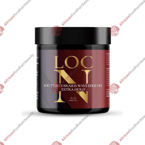 Loc N Loc Twists Braids Wave Edge Gel 16oz - africanfoodhairbeauty