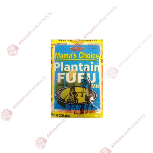   Mamas choice plantain fufu 1.5kg - africanfoodhairbeauty
