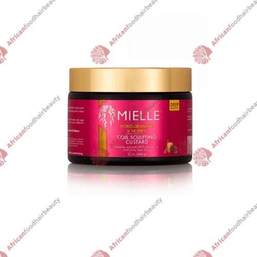 Mielle Pomegranate & Honey Coil Sculpting Custard 12oz - africanfoodhairbeauty