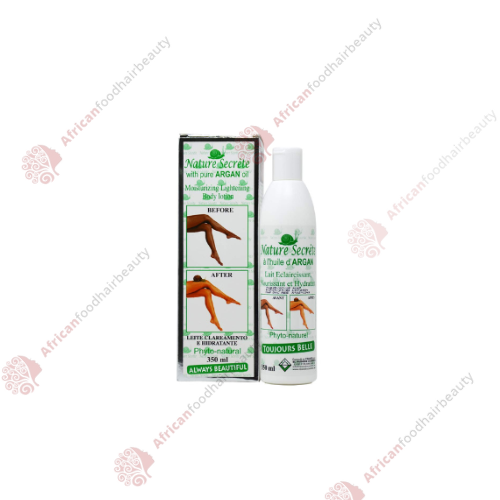 Natural Secret with Argan Oil Lotion 350ml - africanfoodhairbeauty